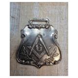 Sterling Silver Masonic Emblem Pendant