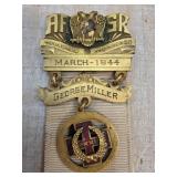 Masonic Oklahoma Consistory Badge, 1944