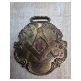 Gold-Toned South McAlester Masonic Medal