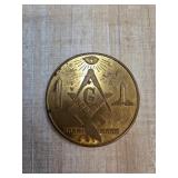 Freemason Commemorative Coin with Inscription