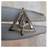 Sterling Silver Freemason Pin