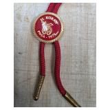 El Korah PNSA 1979 Red Bolo Tie