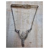 Sterling Silver Masonic Spur Pendant Necklace