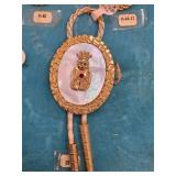 Gold-Tone Pendant with Bear Design