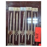 Five Vintage JB Prest-O-Flex Watch Bands