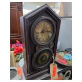 1850s E. Ingraham 8-Day Hour Strike Clock