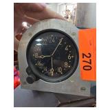 Waltham Aircraft Clock in Metal Housing