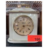 Madison Avenue Mantel Clock with Gold Accents