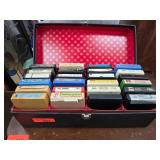 8-Track Tapes in Locking Case