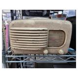 Mid-20th Century Tube Radio with Knobs