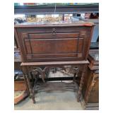 Pooley Radio Cabinet with Detailed Stand