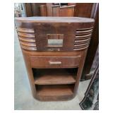 Wooden Art Deco Radio Cabinet