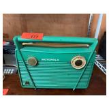 Vintage Motorola Portable Green Radio