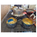 Oneida Silver-Plated Serving Set with Details
