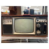 Sears Solid State TV Radio Clock Combination