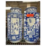 Blue and White Porcelain Vases