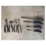 Craftsman Screwdrivers and Pliers Tool Lot