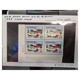 1988 USA 25ï¿½ Christmas Issue Stamp Block