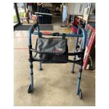 Carex Two-Wheeled Walker with Storage Bag