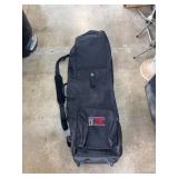 Black Partners Club Rolling Travel Bag