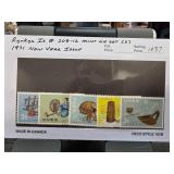 Ryukyu Islands 1971 Mint New Year Stamp Set