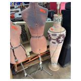 Adjustable Dress Form on Stand with Measurements