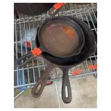 3 Cast Iron Skillets with Taiwan Marking