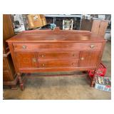 Wooden Sideboard with Drawers and Cabinets