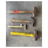 Four Assorted Hammers