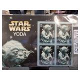 US #4205 Mint Yoda Stamp Plate Block