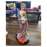 Resin Figurine of Woman Holding Child