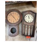 Wall Clocks with Wood Frames
