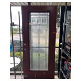 Decorative Glass-Panel Exterior Door