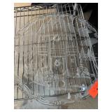 Clear Glass Decorative Plate with Holiday Scene