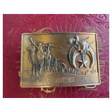 1976 Shriner Metal Belt Buckle
