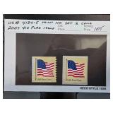 2007 US 4134-5 Mint NH Two-Color Flag Stamps
