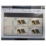 1972 Winter Olympics Airmail Stamp Block