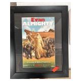 Framed Evan Almighty Movie Poster