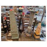 Three Decorative Obelisks