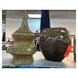 Two Decorative Ceramic Vessels
