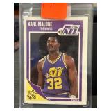 Karl Malone 1990-91 Fleer Basketball Card #155