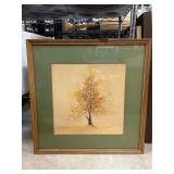 Framed Tree Painting by Martha Ratliff