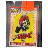 1991 Score Rick Tocchet Crunch Crew Slam Card