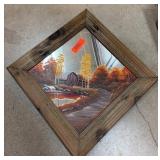 Hand Painted Wall Mirror