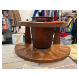Vintage Humidor with Wooden Holder