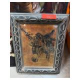 Framed Artwork Depicting a Goat