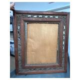 Wooden Picture Frame with Decorative Openwork