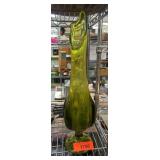 Viking Avocado Swung Glass Decorative Vase