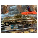 1949 Mercury Die-Cast Model Car in Gold-Tone Finis