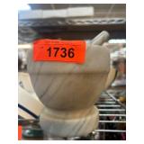 Marble Mortar and Pestle Set